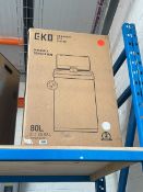 Boxed Sensible Eco Living 80 Litre stainless steel motion sensor bin
