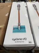 +VAT Boxed Dyson Cyclone V10 Submarine cordless stick vacuum cleaner with integrated battery,