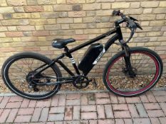 Hitway BK15 electric mountain bike in black with battery (no key or charger)
