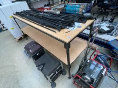 Market traders metal framed table