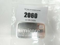 +VAT 100g .999 Fine Silver Bar