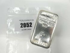+VAT 500g .999 Fine Silver Bar
