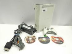 +VAT Xbox 360 console with accessories (no HDD)