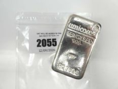 +VAT 500g .999 Fine Silver Bar