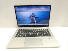 +VAT HP EliteBook X360 830 G7 laptop with Intel i5-10210U, 16GB RAM, 256GB SSD and Windows 11