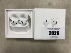 +VAT Apple Airpods 4, boxed with charging case