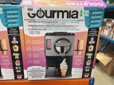 +VAT Gourmia automatic soft serve ice cream and frozen drinks maker
