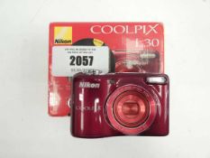 +VAT Nikon Coolpix L30 digital camera