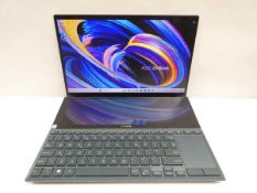 +VAT ASUS ZenBook Duo 14 UX482EA laptop with Intel i7-1165G7, 16GB RAM, 512GB SSD and Windows 11