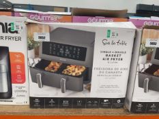 +VAT Dual basket air fryer