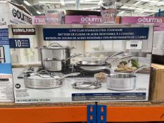 +VAT Kirkland Signature stainless steel cookware set