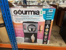 Gourmia automatic soft serve ice cream and frozen drinks maker