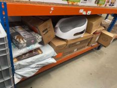 +VAT Bay containing cooling fans, bedding, household wares etc