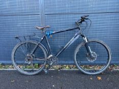 Orange mountain bike