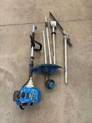 Hyundai petrol strimmer plus hedge trimmer attachments