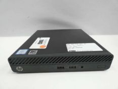 +VAT HP 260 G3 DM PC with Intel i5-7200U, 8GB RAM, 256GB SSD and Windows 11