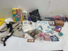 +VAT Tommee Tippee blackout blind, kids camping chair, Pampers nappies, baby carrier, wet wipes,