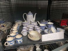 Two coffee services by Spode and Booth, 2 part table services plus Newhall tea bowl and saucer