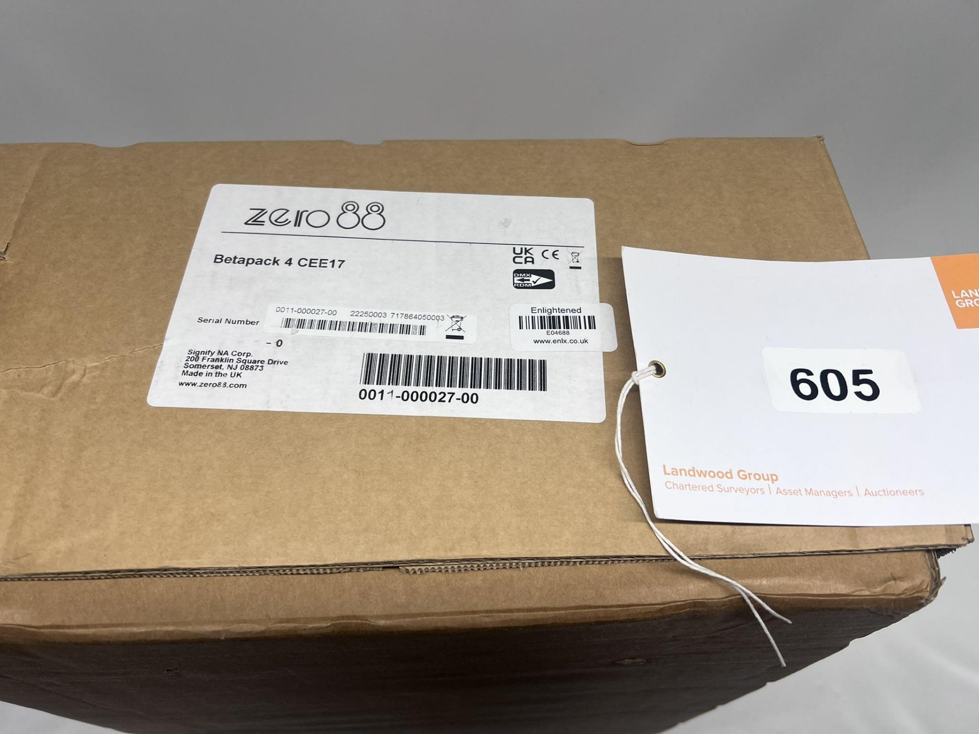Zero88 Betapack 4 Dimmer/Hotpower 16a outputTop set of circuits are Hot Power Bottom Dimmed allowing - Image 6 of 6