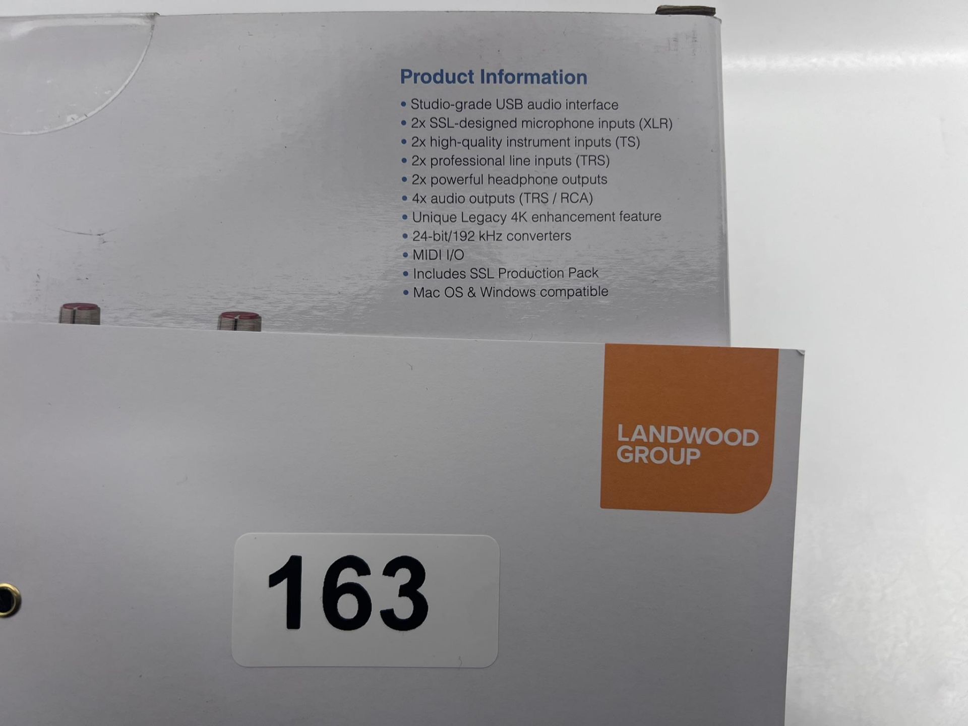 Solid State Logic SSL 2+ 2-IN/4-OUT USB Audio InterfaceUnit is new in box, unopenedItems are located - Image 3 of 4
