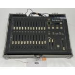 Strand 100+ 12/24 Lighting Desk inc CaseConsole itself is fully working, external power supply has