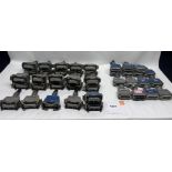 26x Female Lectriflex connectors, 18x Male Lectriflex connectorsEx-hire stock, cut from cables and