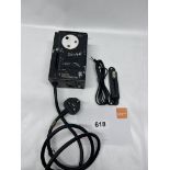 Strand Dim1 single channel dimmer with remoteTested as working 13a input, 15a outputThis lot is from