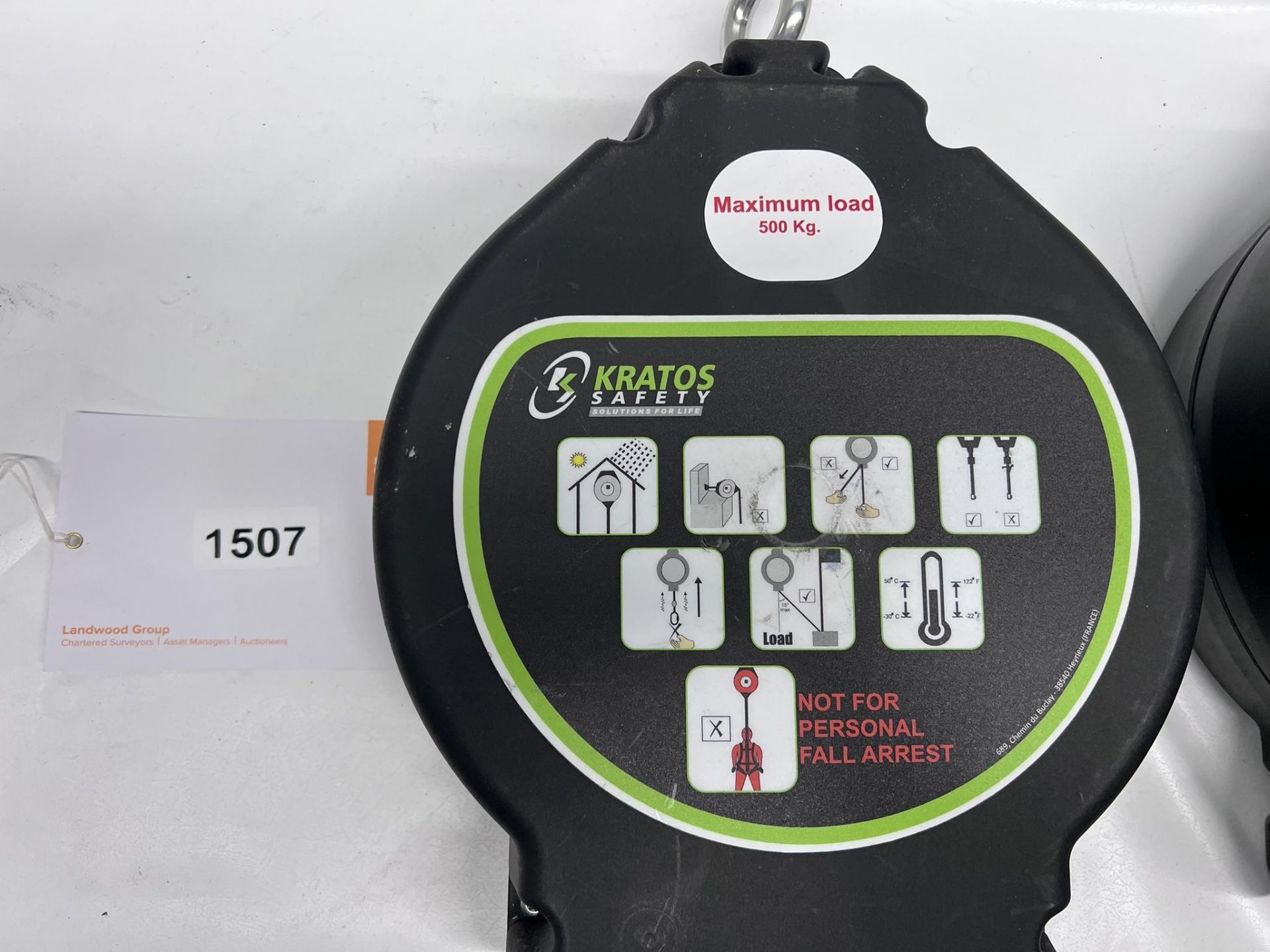 2x 24m 500kg fall arrester, 3x 10m 500kg fall arresterItems are in good condition but out of - Image 6 of 6