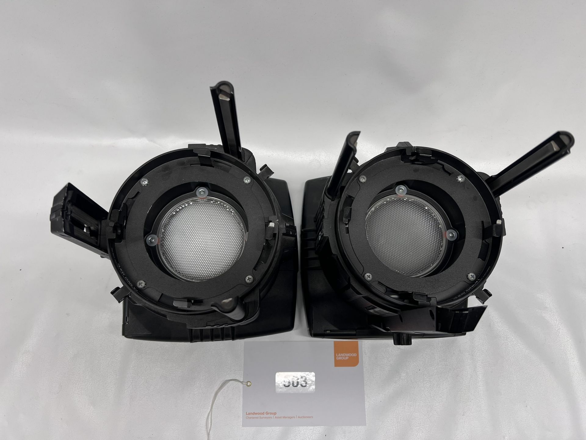 2x ETC Colorsource Spot with Fresnel adaptersEach unit includes a barn door, 16a to powercon, hook - Image 8 of 8