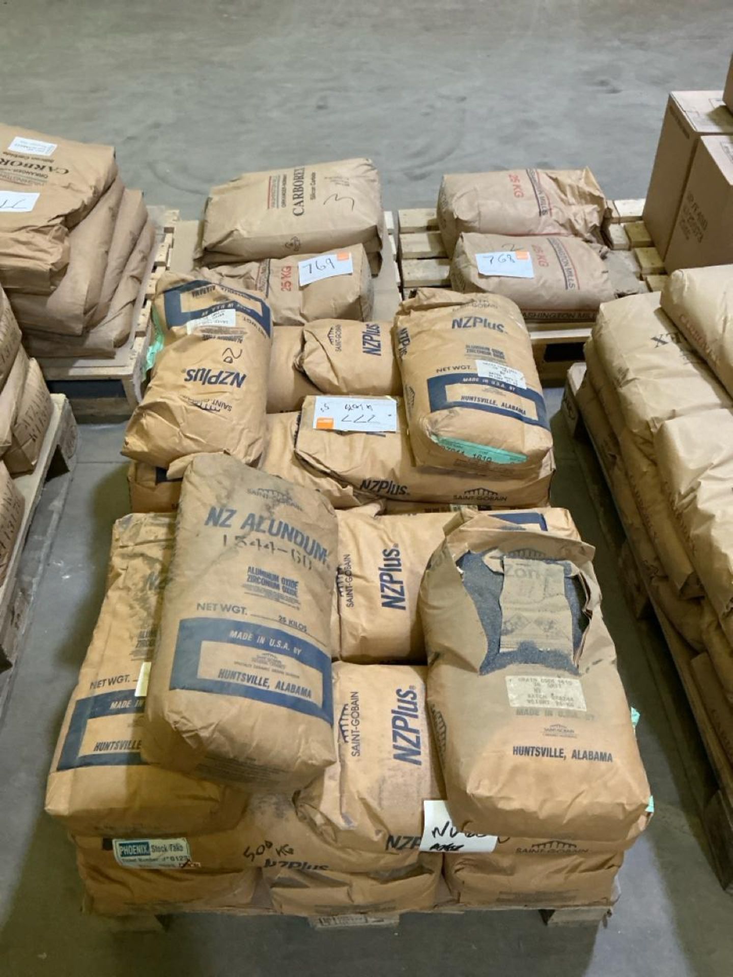 5 x 25kg Sacks Of NZPlus 40% Zirconia 60 Grit