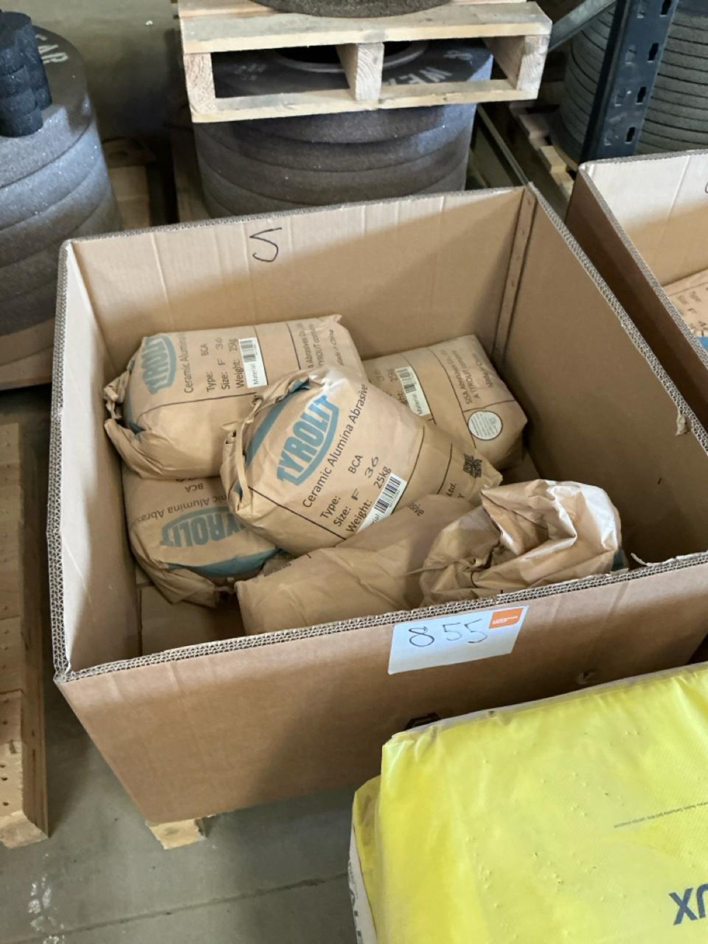 5 x 25kg Tyrolit Ceramic Alumina 36 Grit