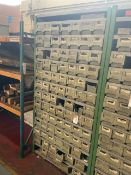 89 Drawer Unit & Contents Of Various Sized Bolts, Dowels, Grub Screws