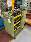 Mobile Trolley & Contents Consisting Of 35 BT40 Tool Holders