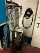 Various Steel Storage Units And Contents To Include 3ph Plugs & Sockets Electric Motors, Bearings, W