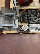 2x Large V Blocks, 2x Small V Blocks. 1x Block with 4 V Terminals. Various clamps. Magnetic Stand.