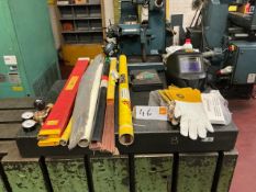 Qty Of Welding Sundries To Include Visor, Gloves, Regulator, Rods