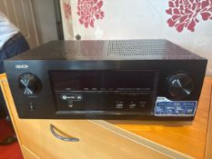 Denon AVR-X2300W 7.2 Channel AV Receiver, 95W, Dolby Atmos, Wi-Fi, 8 HDMI In, Audyssey XT
