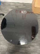 Black designer coffee table set
