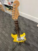 Fender Stratocaster Electric Guitar, USA, Yellow Finish, SSS Pickups, Rosewood Fingerboard