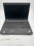 A Lenovo Thinkpad E560 Laptop Computer