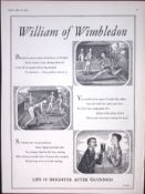 Guinness 1957 Genuine 68 Years-Old Print William of Wimbledon G.E.2367-A