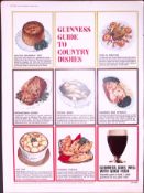 Guinness 1966 Original 59 Years-Old Print Country Dishes G.E. 4162-C.