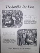 Guinness 1957 68 Years-Old Print Sensible Sea-Lion G.E.2335-A.