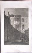 The Savoy London Antique 215 Years-Old King George III -Engraving-225