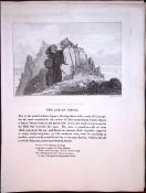 Cornwall The Logan Stone J.M.W Turner Views from a Southern Coast Rare Engraving-75