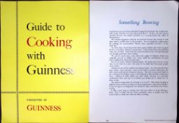 Guinness Guide To Cooking With Guinness 60-Year-Old 4 Page Print.