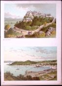 Scotland The Highlands Stirling Castle & Oban Antique Coloured Print-42