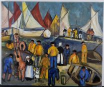 20th Century French School Oil On Canvas