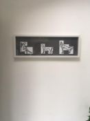 Julian Opie (1958-) ‘This Is Shahnoza’ In 3 Parts, Wooden Maquettes, Framed, 2008