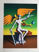 Mark Kostabi (1960-) Screen Print On Wove, Signed, Editioned, Numbered, Unframed, 2020